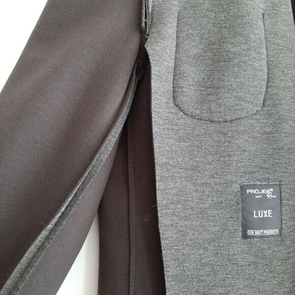 PROJEK RAW / Luxe Heathered Comfort Stretch Deconstructed Blazer Jacket Men's M - Picture 13 of 15